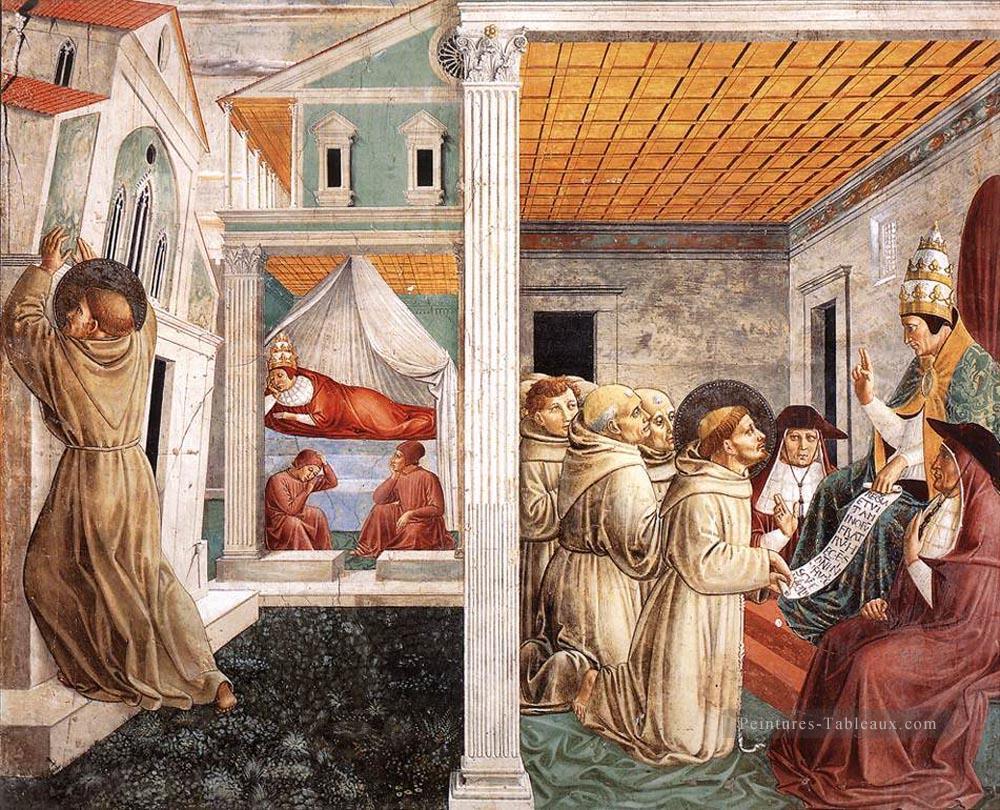 scènes de la vie de St Francis Scène 5north wall Benozzo Gozzoli Peintures à l'huile